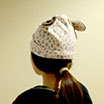 ケア帽子、医療用帽子、可愛いケア帽子、くま耳帽子、Lapin、ラパン、抗がん剤治療、